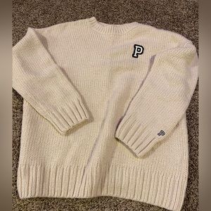 Victoria’s Secret pink sweater, size large, no smoke smells pets